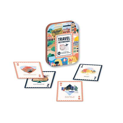 Travel Destinations Playing Cards