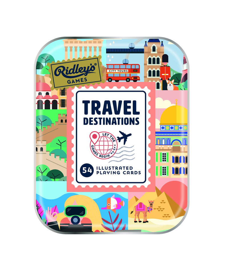 Travel Destinations Playing Cards