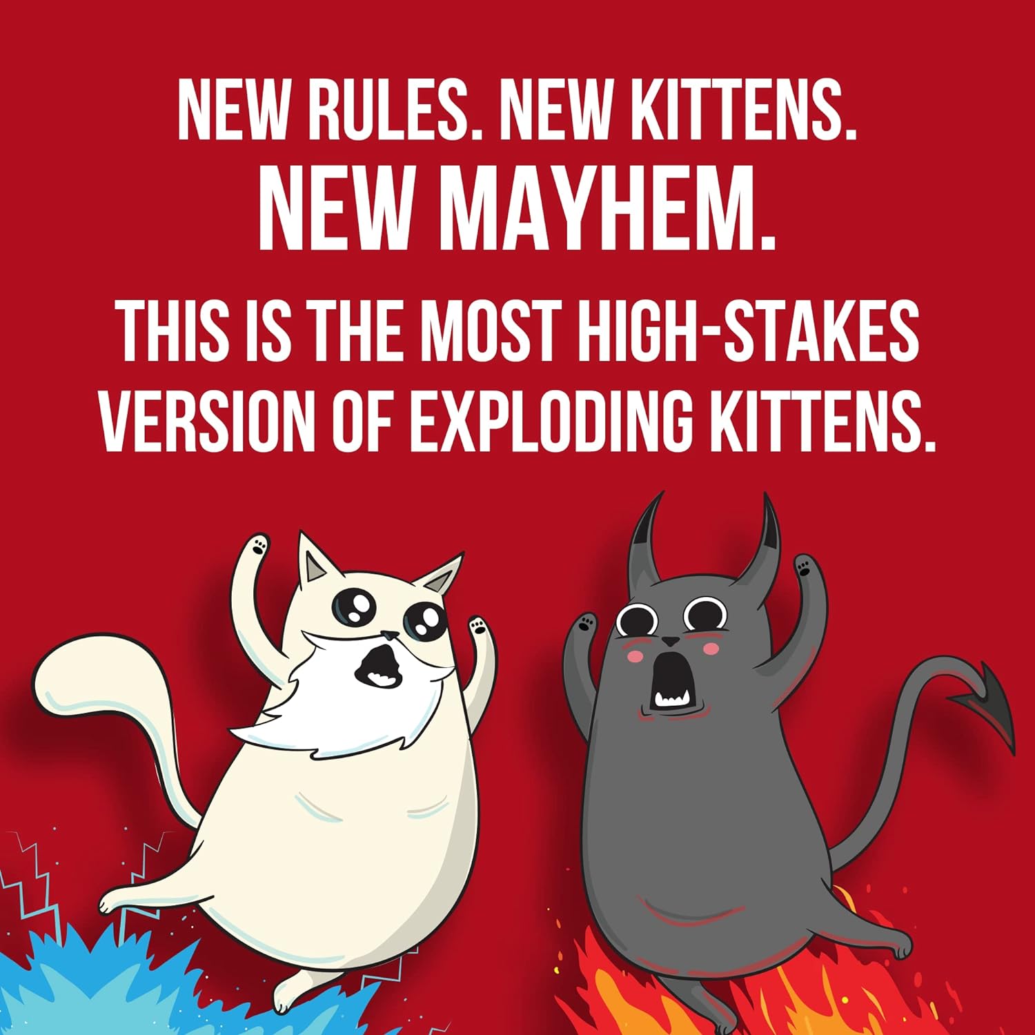 Exploding Kittens Good vs. Evil - 55 Cards Inspired by The Netflix Series - Elevate with New Characters - Funny Card Games for Adults and Kids, Easy to Learn Family Games - Ages 7 and Up