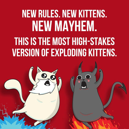 Exploding Kittens Good vs. Evil - 55 Cards Inspired by The Netflix Series - Elevate with New Characters - Funny Card Games for Adults and Kids, Easy to Learn Family Games - Ages 7 and Up