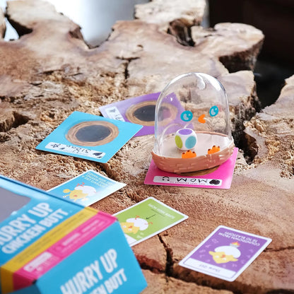 Exploding Kittens Hurry Up Chicken Butt A Hot-Potato game with jumping, laughing, and lots of animal noises! (And secretly...a little bit of exercise)