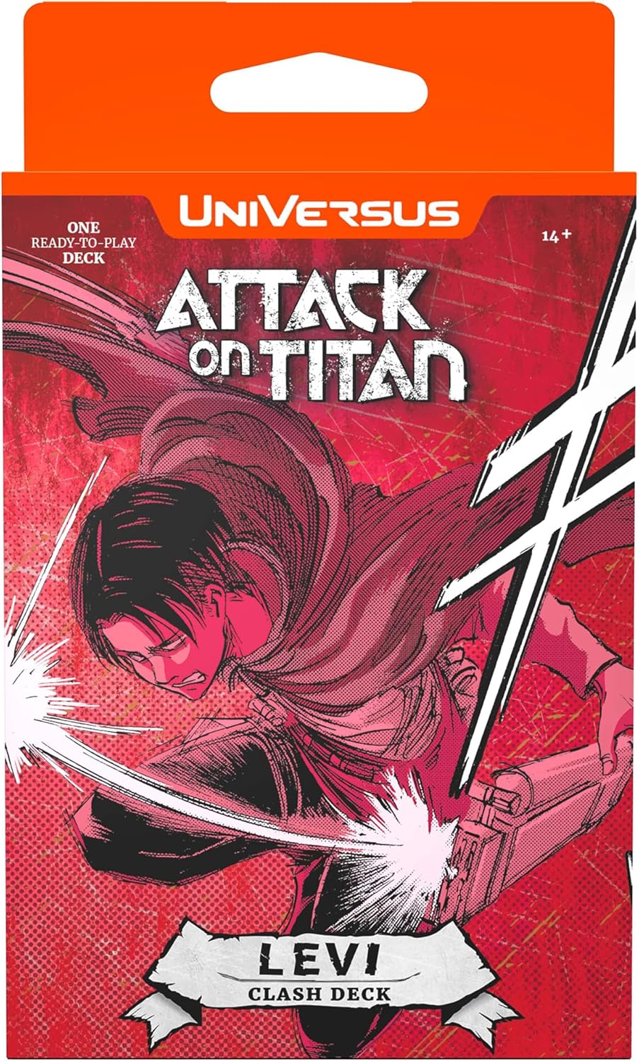 UniVersus Attack on Titan: Battle for Humanity - Clash Deck Levi - Ready to Play Character Deck, Deck-Building Collectible Card Game, AOT Licensed