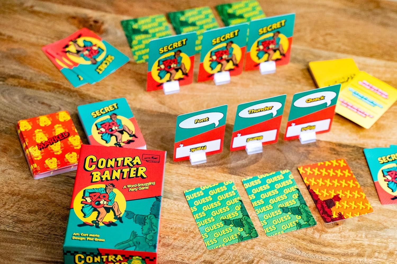 Contrabanter - The Ultimate Word-Smuggling Party Card Board Game for 2 to 15 Players Ages 10+ - Fun Fast-Paced Team-Based Deduction and Strategy Game