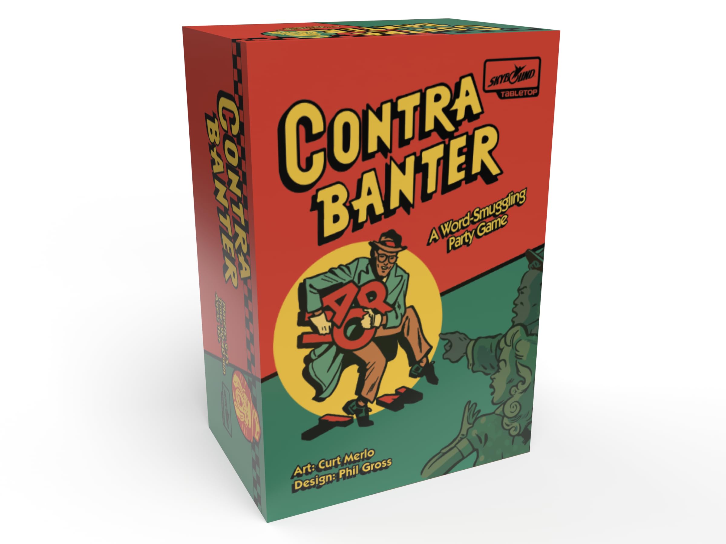 Contrabanter - The Ultimate Word-Smuggling Party Card Board Game for 2 to 15 Players Ages 10+ - Fun Fast-Paced Team-Based Deduction and Strategy Game