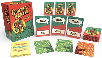 Contrabanter - The Ultimate Word-Smuggling Party Card Board Game for 2 to 15 Players Ages 10+ - Fun Fast-Paced Team-Based Deduction and Strategy Game