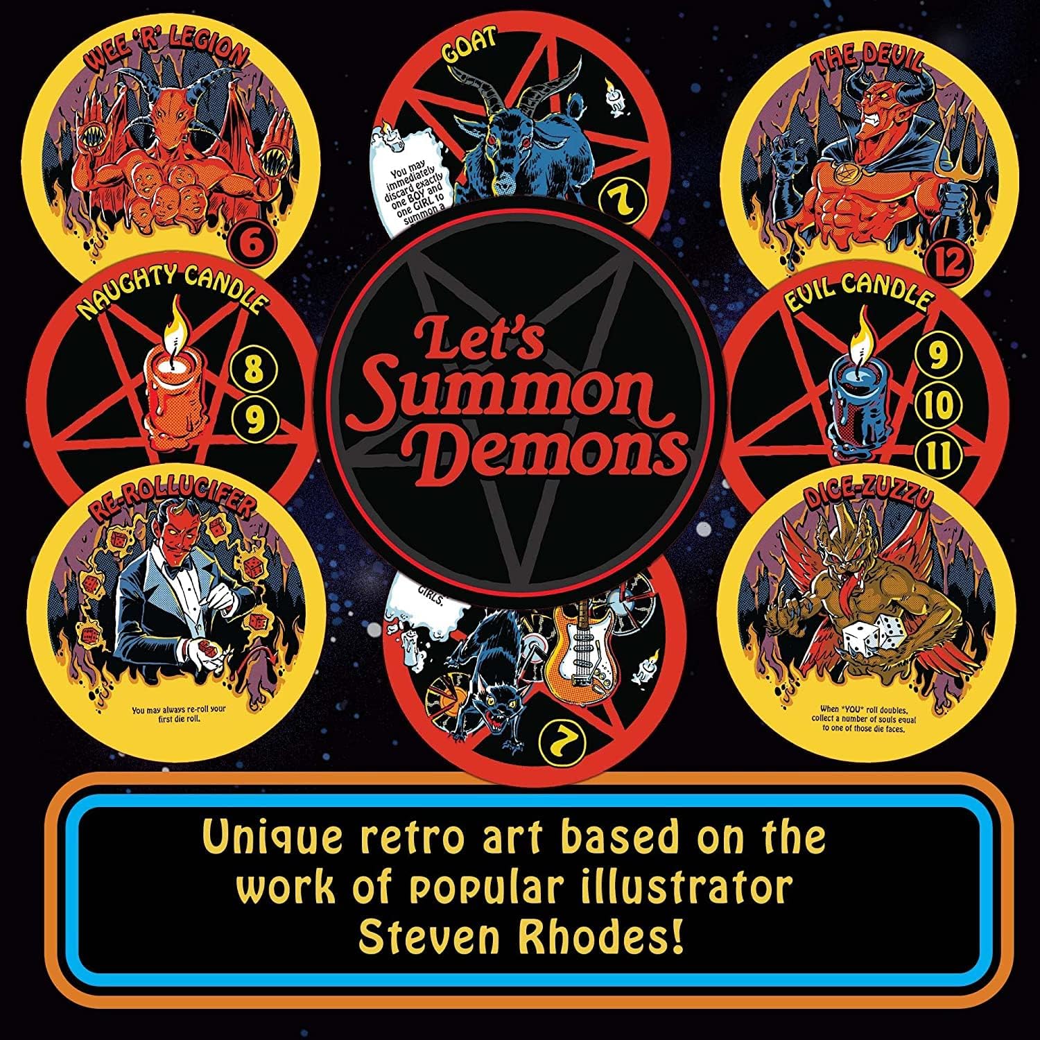 Cryptozoic-CZE28906 Dynomite Steven Rhodes Juego de Tablero, Multicolor (CZE28906