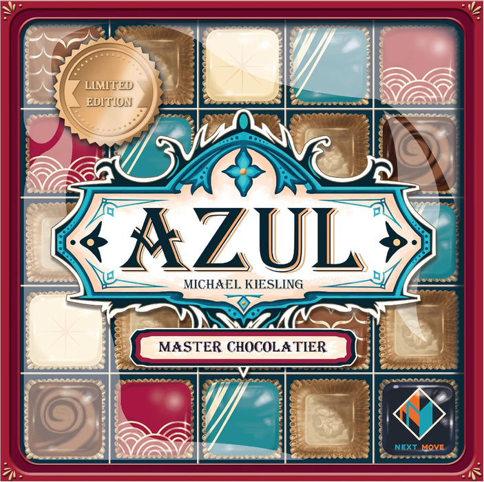 Azul Master Chocolatier Board Game - Craft the Ultimate Chocolate Selection! Tile-Placement Strategy Game for Kids and Adults, Ages 8+, 2-4 Players, 30-45 Minute Playtime, Made by Plan B Games