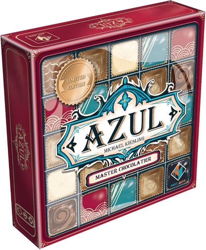Azul Master Chocolatier Board Game - Craft the Ultimate Chocolate Selection! Tile-Placement Strategy Game for Kids and Adults, Ages 8+, 2-4 Players, 30-45 Minute Playtime, Made by Plan B Games