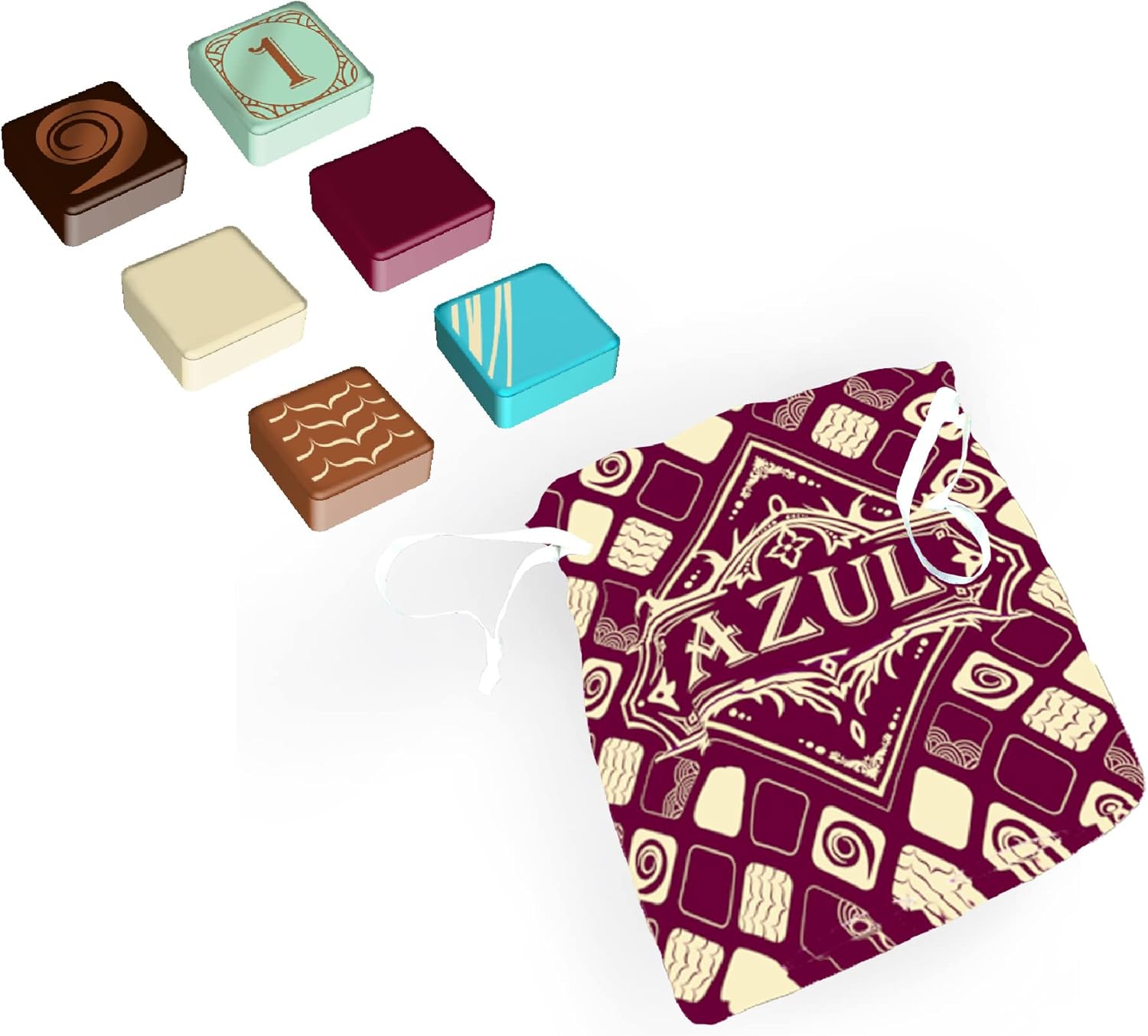 Azul Master Chocolatier Board Game - Craft the Ultimate Chocolate Selection! Tile-Placement Strategy Game for Kids and Adults, Ages 8+, 2-4 Players, 30-45 Minute Playtime, Made by Plan B Games