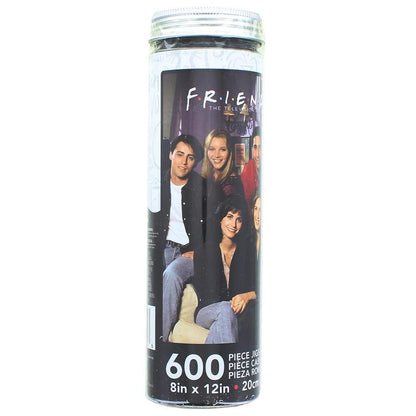 NMR DISTRIBUTION Friends Cast Mega Micro 600 Piece Jigsaw Puzzle Tube