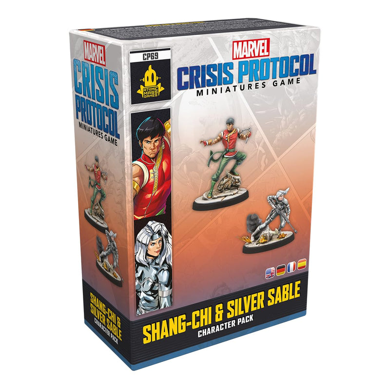 Atomic Mass Games | Marvel Crisis Protocol: Shang-Chi & Silver Sable | Expansión de Miniaturas | A Partir de 14 Años | para 2 Jugadores | 90 Minutos por Partida | Multilenguaje (Incluye Español