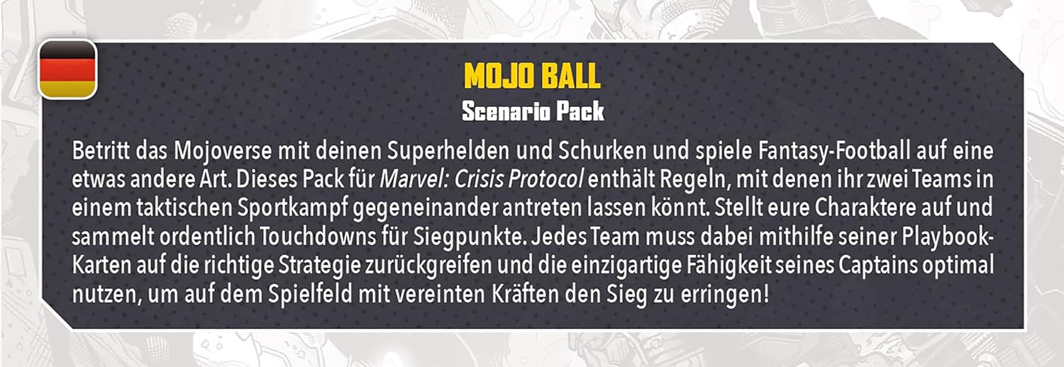 Atomic Mass Games | Marvel Crisis Protocol: Mojo Ball | Scenario Pack | Juego de Miniaturas | A Partir de 14 Años | para 2 Jugadores | 45 Minutos por Partida | Multilenguaje (Incluye Español