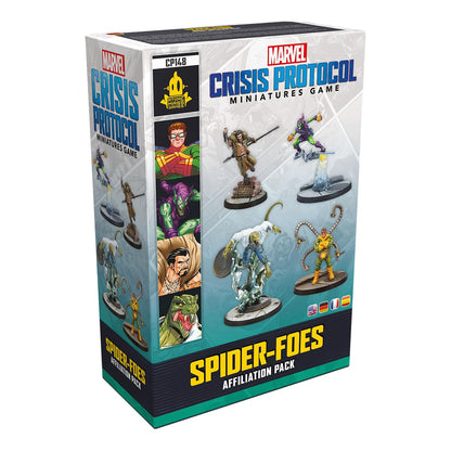 Atomic Mass Games | Marvel Crisis Protocol: Spider-Foes | Expansión | Juego de Miniaturas | A Partir de 14 Años | para 2 Jugadores | 90 Min por Partida | Multilenguaje (Incluye Español