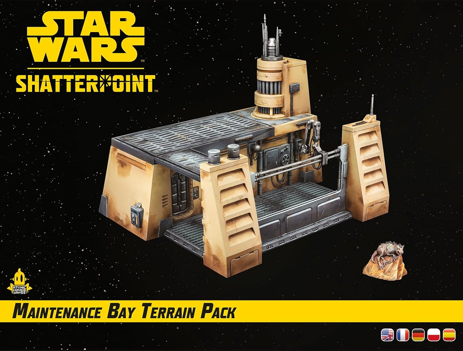 Atomic Mass Games Jeu Star Wars - Shatterpoint : Set de Terrain Baie de Maintenance