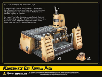 Atomic Mass Games Jeu Star Wars - Shatterpoint : Set de Terrain Baie de Maintenance