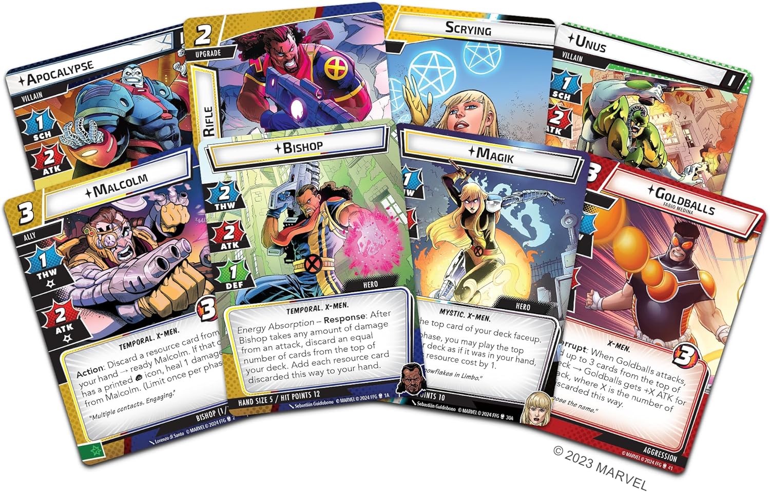Fantasy Flight Games Marvel Champions The Card Game Age of Apocalypse Campaign Expansion - Cooperative Superhero Strategy Game for Kids and Adults, Ages 14+, 1-4 Players, 45-90 Min Playtime, Made