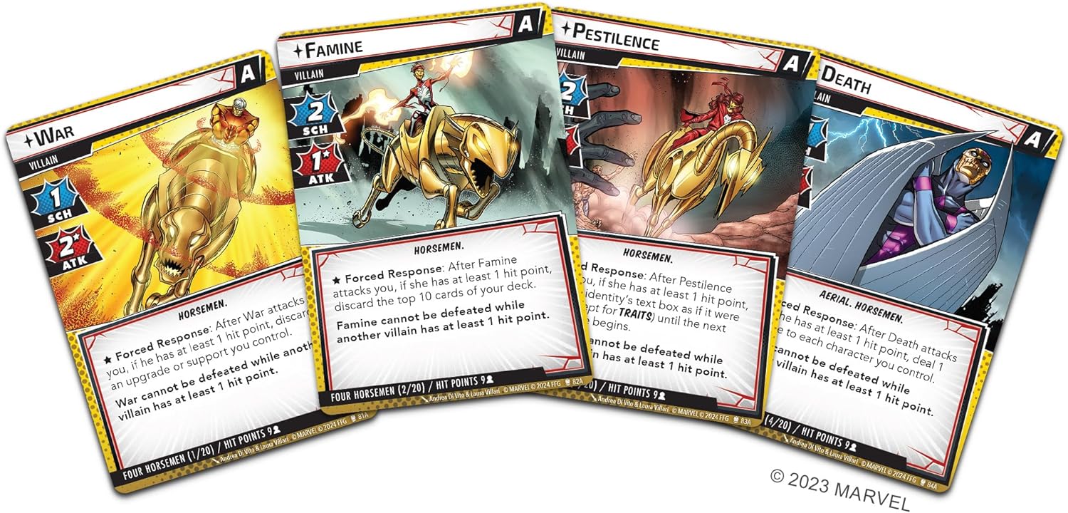 Fantasy Flight Games Marvel Champions The Card Game Age of Apocalypse Campaign Expansion - Cooperative Superhero Strategy Game for Kids and Adults, Ages 14+, 1-4 Players, 45-90 Min Playtime, Made