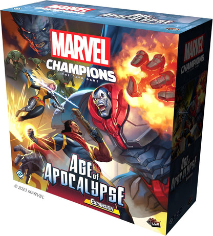 Fantasy Flight Games Marvel Champions The Card Game Age of Apocalypse Campaign Expansion - Cooperative Superhero Strategy Game for Kids and Adults, Ages 14+, 1-4 Players, 45-90 Min Playtime, Made