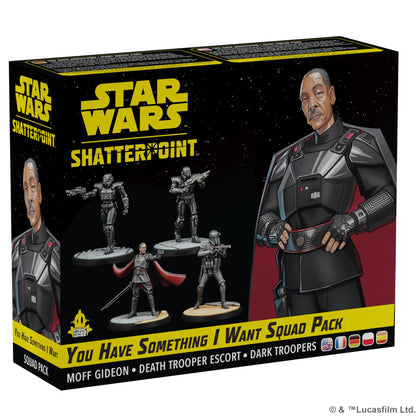 Atomic Mass Games | Star Wars Shatterpoint: You Have Something I Want | Squad Pack | Juego de Miniaturas | A Partir de 14 Años | Para 2 Jugadores | 90 Min por Partida | Multilenguaje (incluye Español