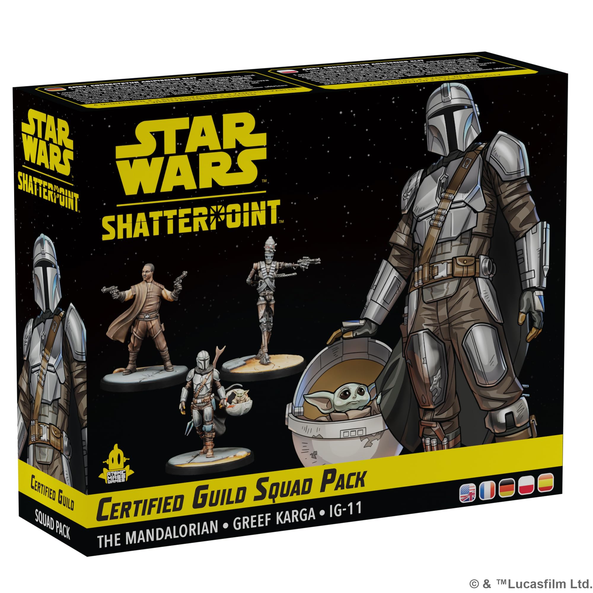 Atomic Mass Games | Star Wars Shatterpoint: Certified Guild | Squad Pack | Juego de Miniaturas | A Partir de 14 Años | para 2 Jugadores | 90 Minutos por Partida | Multilenguaje (Incluye Español