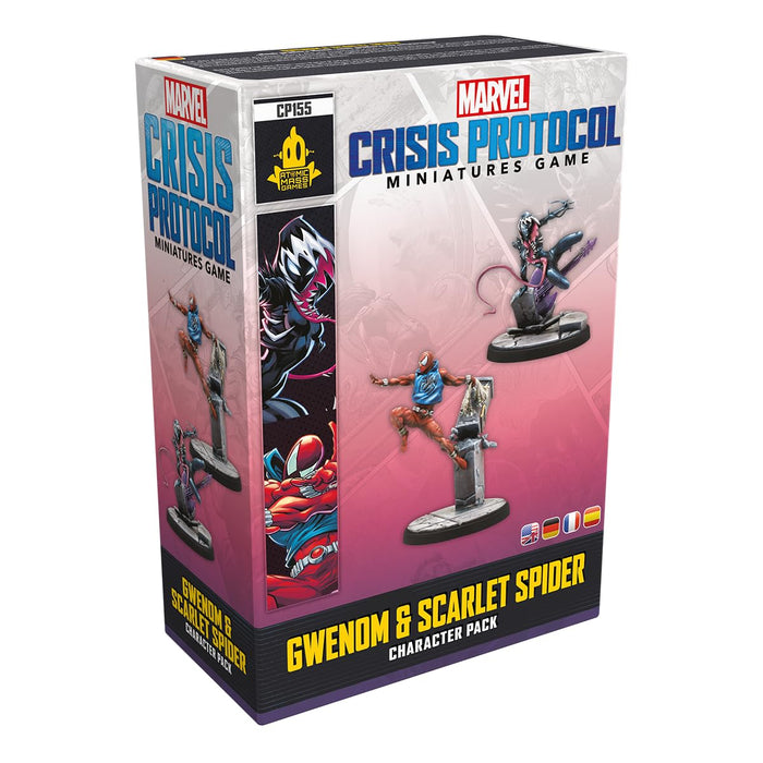 Atomic Mass Games | Marvel Crisis Protocol: Gwenom & Scarlet Spider | Expansión | Juego de Miniaturas | A Partir de 14 Años | para 2 Jugadores | 90 Min por Partida | Multilenguaje (Incluye Español