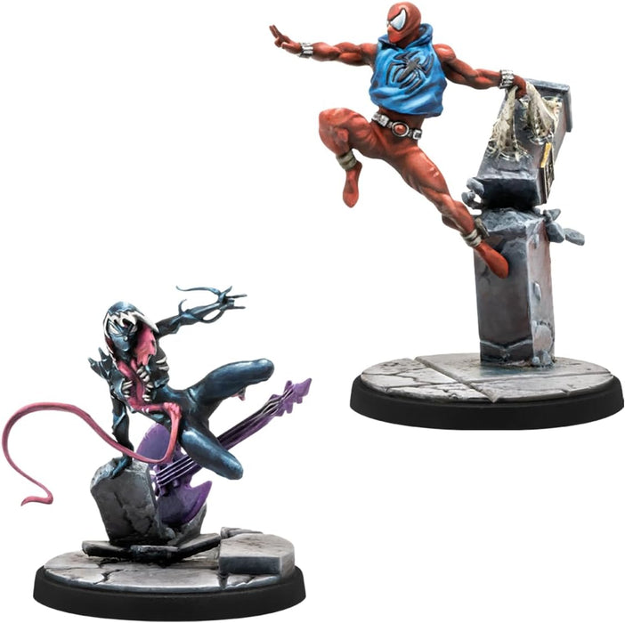 Atomic Mass Games | Marvel Crisis Protocol: Gwenom & Scarlet Spider | Expansión | Juego de Miniaturas | A Partir de 14 Años | para 2 Jugadores | 90 Min por Partida | Multilenguaje (Incluye Español