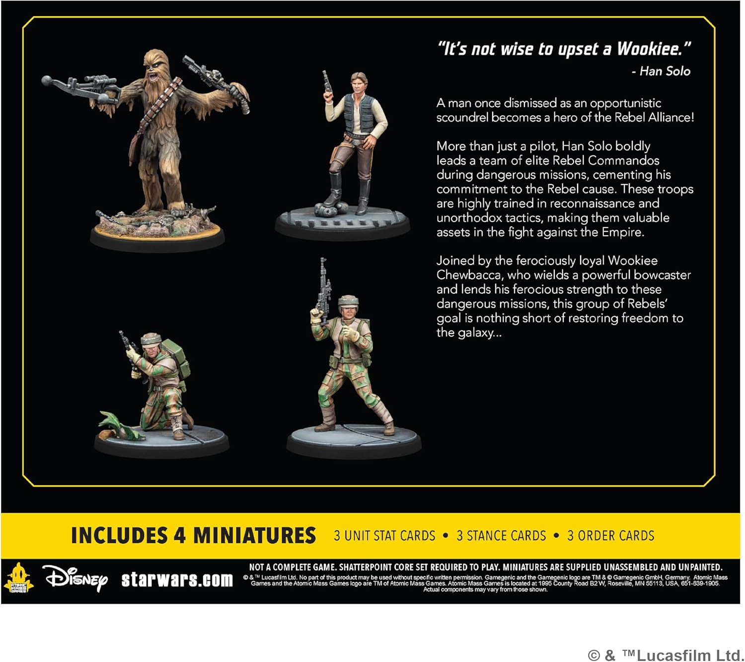 Atomic Mass Games Star Wars Shatterpoint Real Quiet Like Squad Pack - Tabletop Miniatures Game, Strategy Game for Kids and Adults, Ages 14+, 2 Players, 90 Minute Playtime, Made