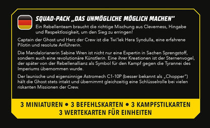 Atomic Mass Games | Star Wars Shatterpoint Make The Impossible Possible Squad Pack | A Partir de 14 Años | para 2 Jugadores | 90 Min por Partida | Multilenguaje (Incluye Español