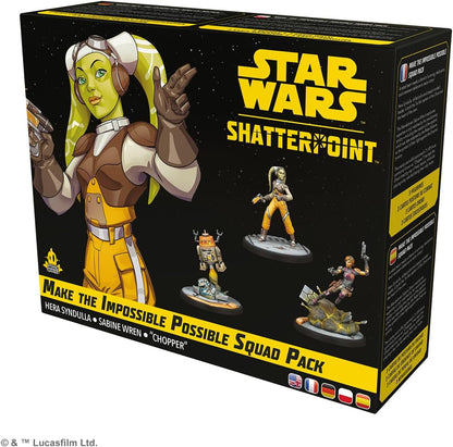 Atomic Mass Games | Star Wars Shatterpoint Make The Impossible Possible Squad Pack | A Partir de 14 Años | para 2 Jugadores | 90 Min por Partida | Multilenguaje (Incluye Español