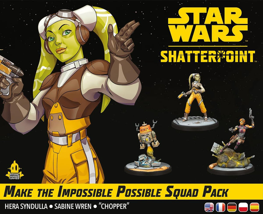 Atomic Mass Games | Star Wars Shatterpoint Make The Impossible Possible Squad Pack | A Partir de 14 Años | para 2 Jugadores | 90 Min por Partida | Multilenguaje (Incluye Español