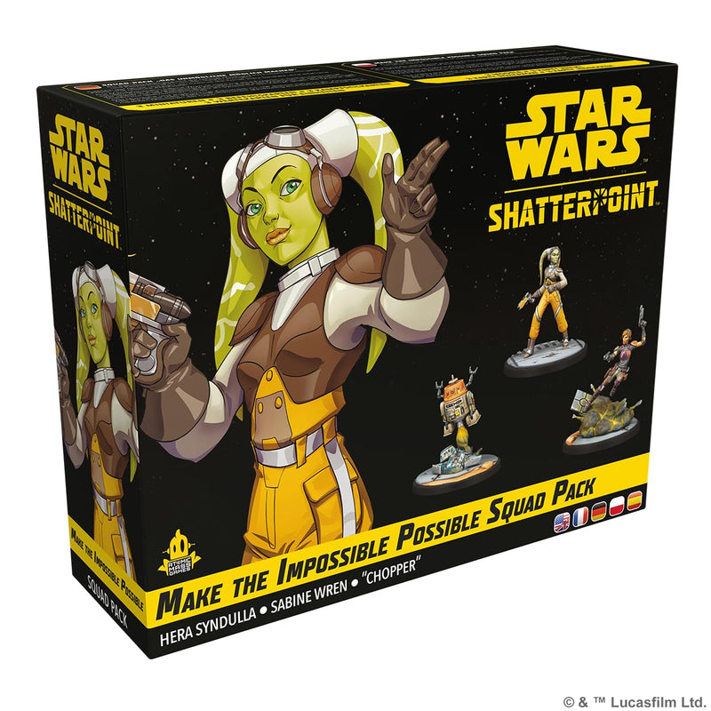 Atomic Mass Games | Star Wars Shatterpoint Make The Impossible Possible Squad Pack | A Partir de 14 Años | para 2 Jugadores | 90 Min por Partida | Multilenguaje (Incluye Español