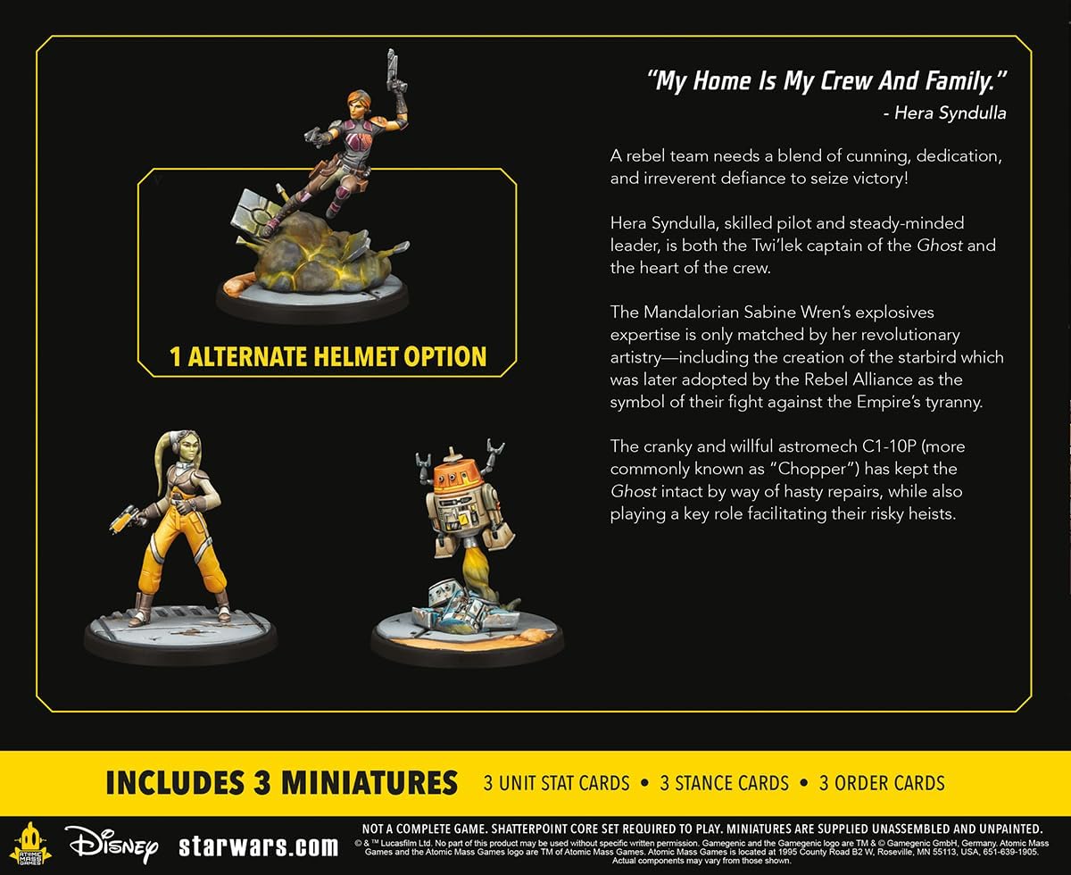 Atomic Mass Games | Star Wars Shatterpoint Make The Impossible Possible Squad Pack | A Partir de 14 Años | para 2 Jugadores | 90 Min por Partida | Multilenguaje (Incluye Español