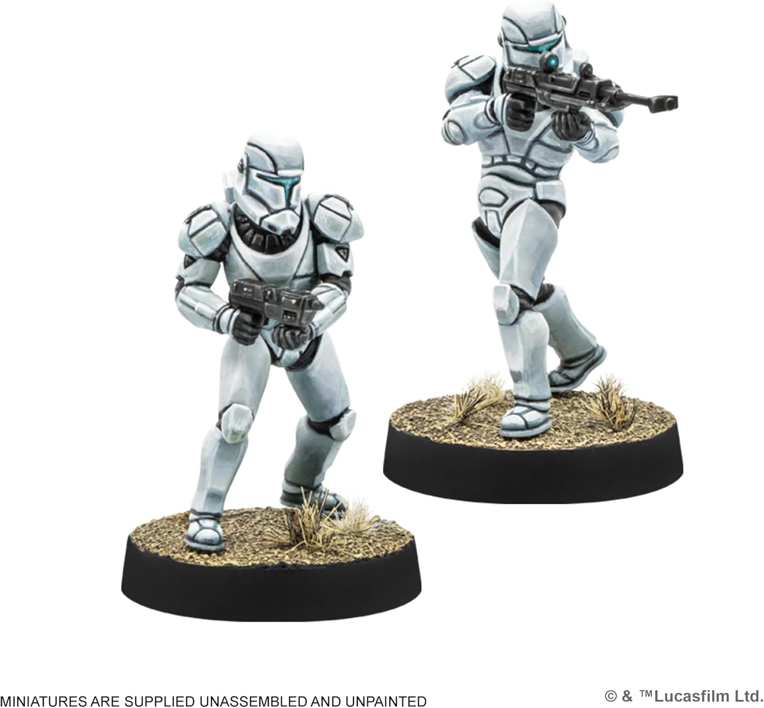 ATOMIC MASS GAMES | Star Wars: Legion - Republic Clone Commandos | Miniatures Board Game | Ages 14+ | 2 Players | 90 Minutes Playing Time