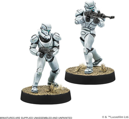 ATOMIC MASS GAMES | Star Wars: Legion - Republic Clone Commandos | Miniatures Board Game | Ages 14+ | 2 Players | 90 Minutes Playing Time