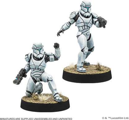 ATOMIC MASS GAMES | Star Wars: Legion - Republic Clone Commandos | Miniatures Board Game | Ages 14+ | 2 Players | 90 Minutes Playing Time