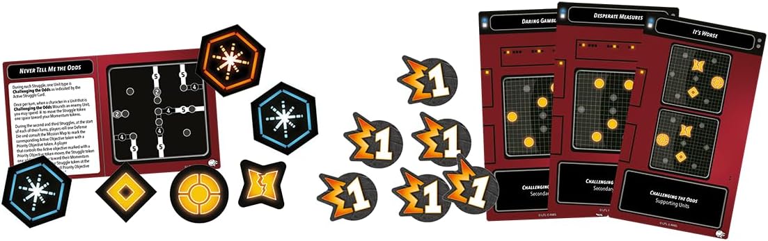 Atomic Mass Games | Never Tell Me The Odds | Mission Pack | Juego de Miniaturas | A Partir de 14 Años | para 2 Jugadores | 90 Minutos por Partida | Multilenguaje (Incluye Español