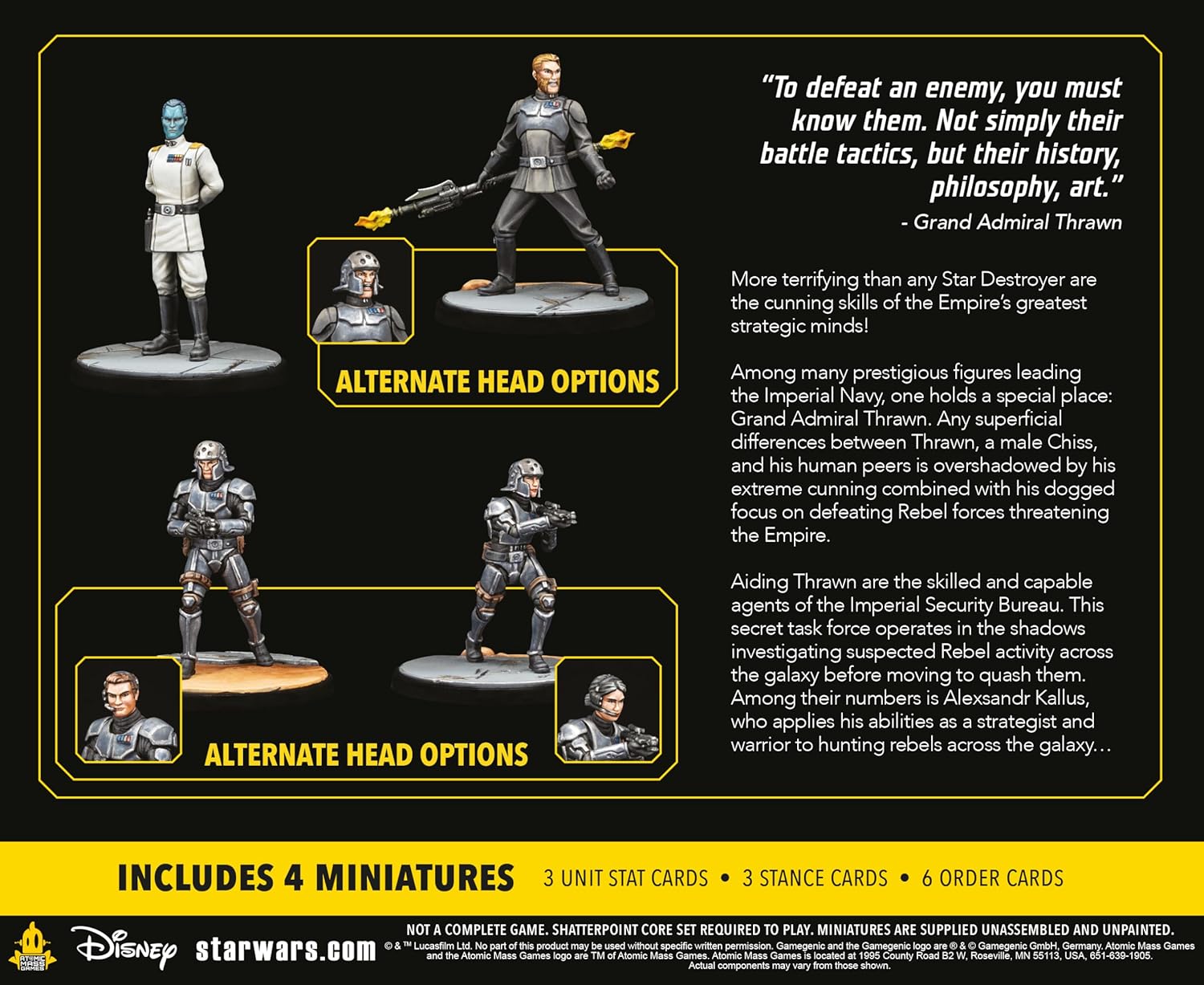 Atomic Mass Games | Star Wars Shatterpoint: Not Acepting Surrenders Squad Pack | A Partir de 14 Años | para 2 Jugadores | 90 Minutos por Partida | Multilenguaje (Incluye Español