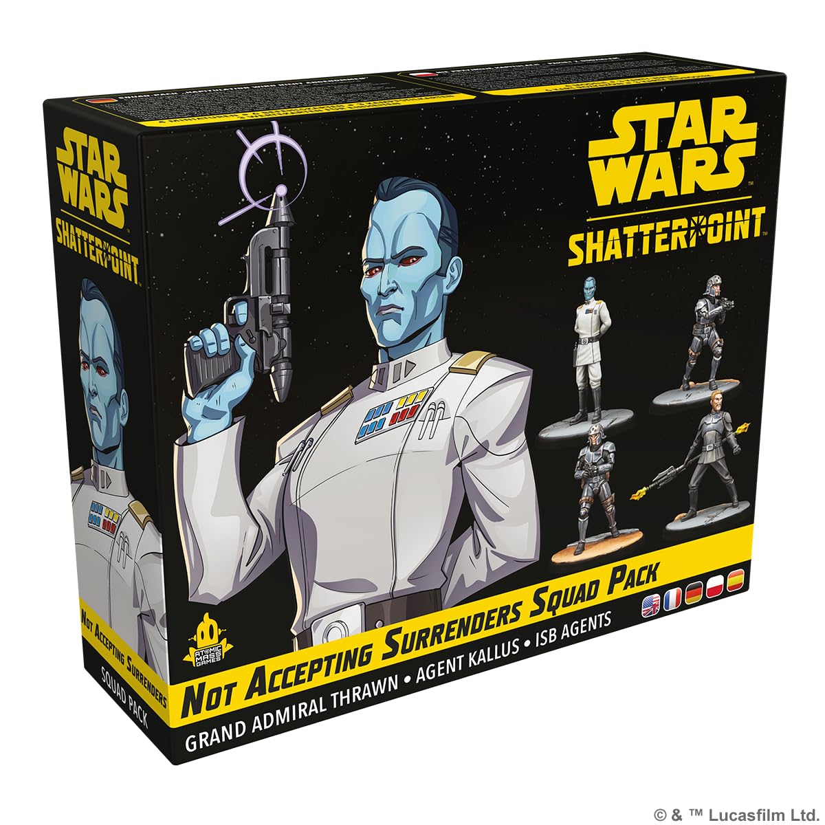 Atomic Mass Games | Star Wars Shatterpoint: Not Acepting Surrenders Squad Pack | A Partir de 14 Años | para 2 Jugadores | 90 Minutos por Partida | Multilenguaje (Incluye Español