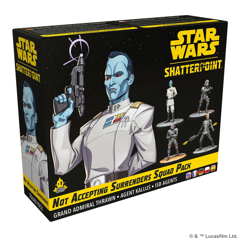 Atomic Mass Games | Star Wars Shatterpoint: Not Acepting Surrenders Squad Pack | A Partir de 14 Años | para 2 Jugadores | 90 Minutos por Partida | Multilenguaje (Incluye Español