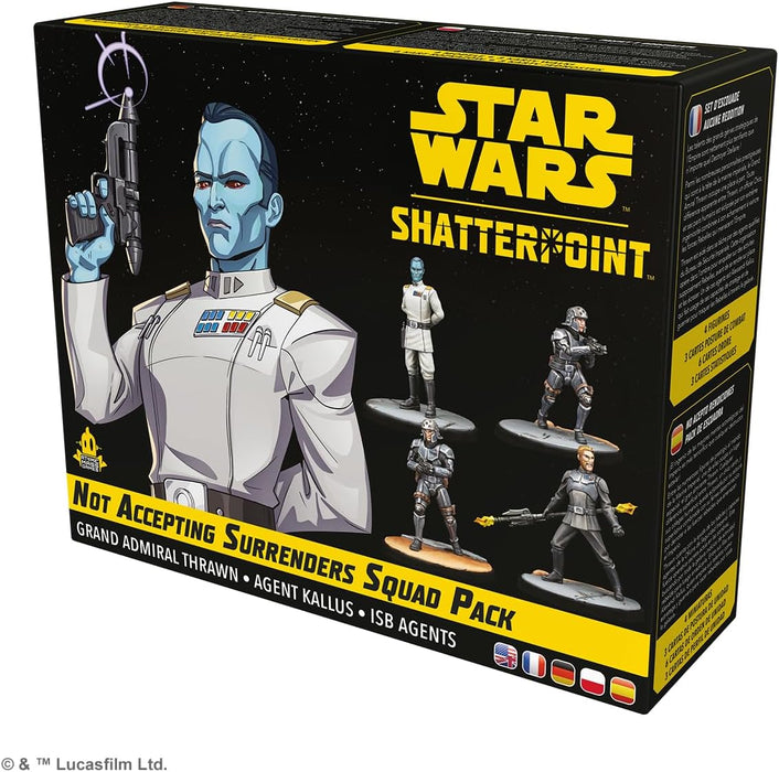 Atomic Mass Games | Star Wars Shatterpoint: Not Acepting Surrenders Squad Pack | A Partir de 14 Años | para 2 Jugadores | 90 Minutos por Partida | Multilenguaje (Incluye Español