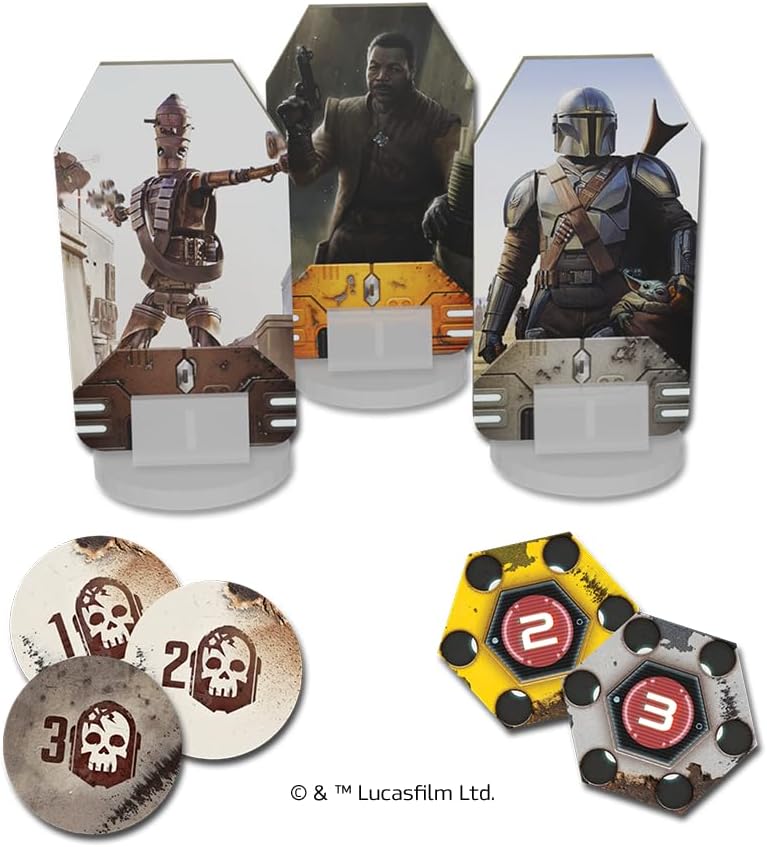 Unexpected Games | Star Wars The Mandalorian Adventures | Cooperative Board Game | Ages 12+ | 1-4 Players | 30-60 Minutes Playing Time