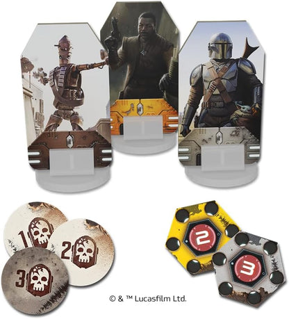 Unexpected Games | Star Wars The Mandalorian Adventures | Cooperative Board Game | Ages 12+ | 1-4 Players | 30-60 Minutes Playing Time
