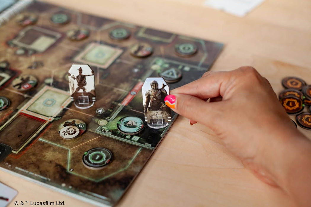 Unexpected Games | Star Wars The Mandalorian Adventures | Cooperative Board Game | Ages 12+ | 1-4 Players | 30-60 Minutes Playing Time
