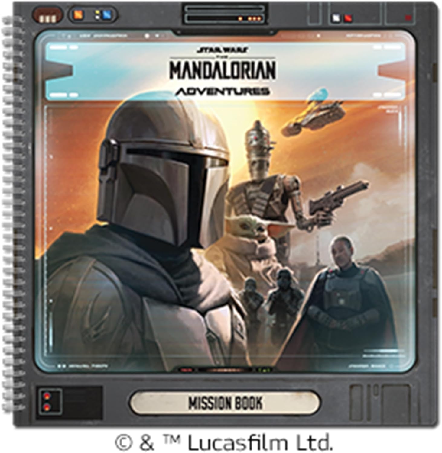 Unexpected Games | Star Wars The Mandalorian Adventures | Cooperative Board Game | Ages 12+ | 1-4 Players | 30-60 Minutes Playing Time