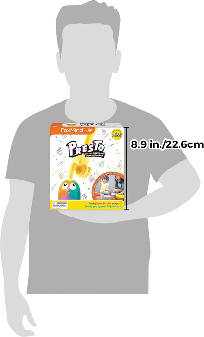 FoxMind Games: Go Pop! Presto, Fidget Popping Game, Family Fun Game, Includes 4 Exclusive Editions, 2 to 4 Players, For Ages 6 and up