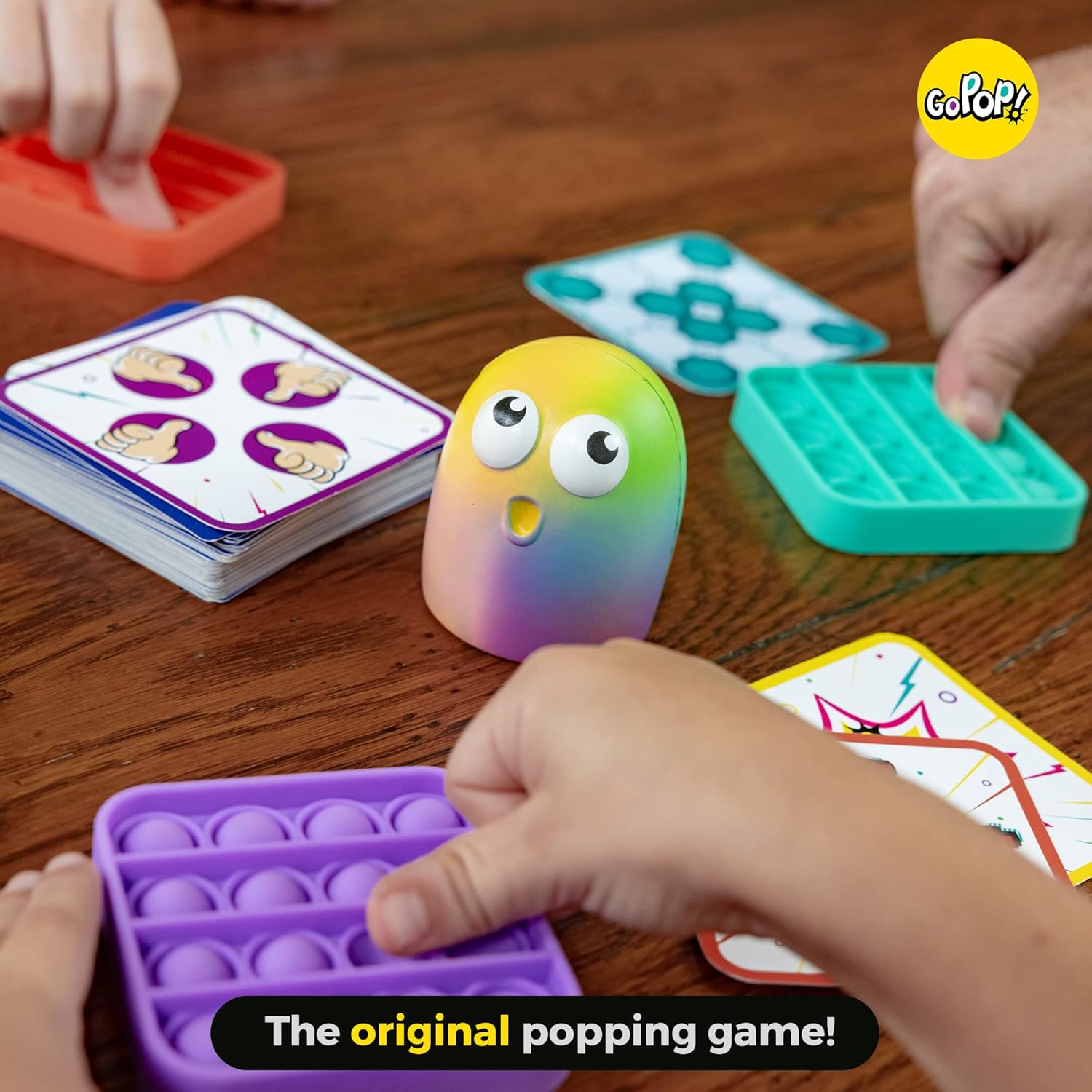 FoxMind Games: Go Pop! Presto, Fidget Popping Game, Family Fun Game, Includes 4 Exclusive Editions, 2 to 4 Players, For Ages 6 and up