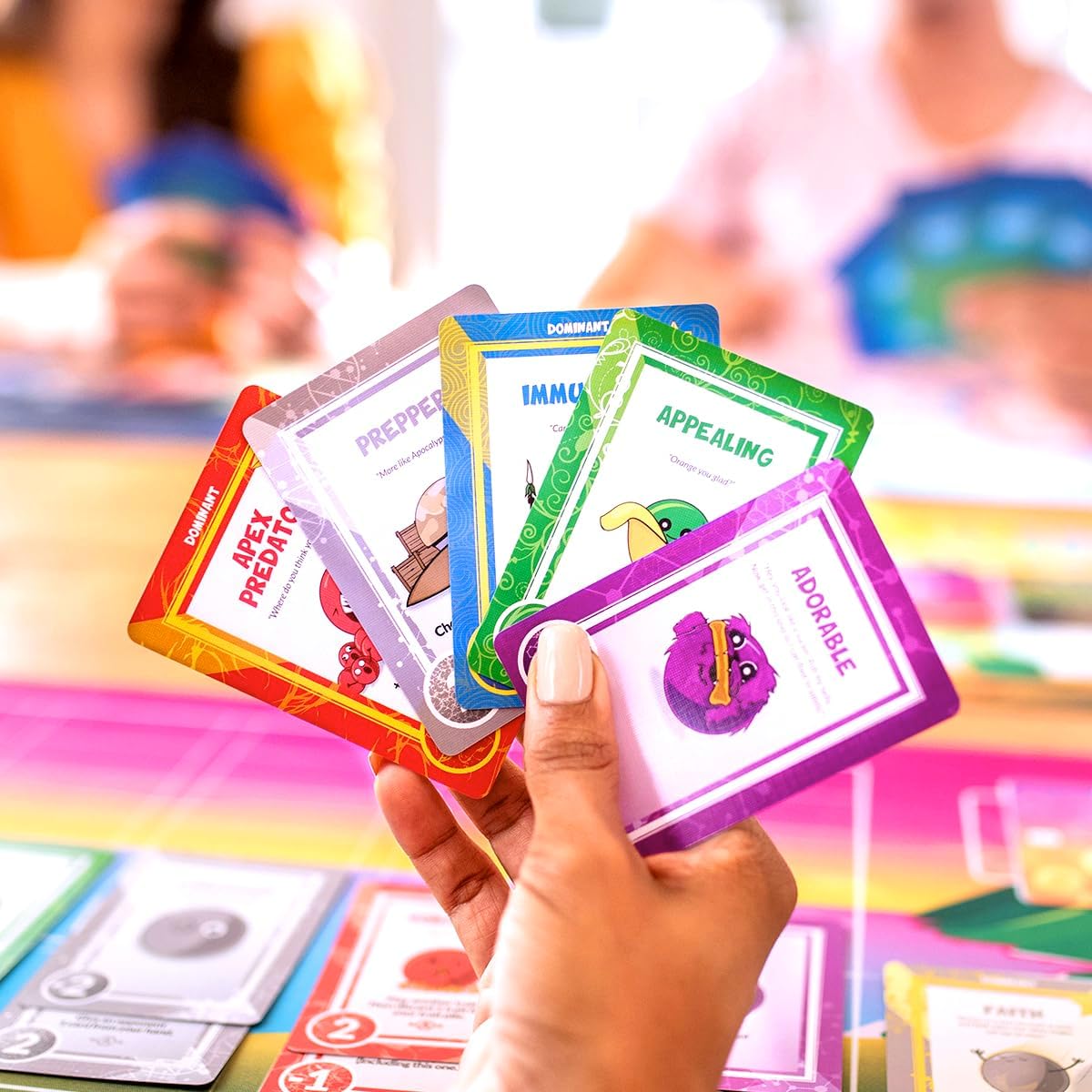 Doomlings Classic Card Game (Base Game) Fun Family Card Game for Adults Teens & Kids for Game Night & Travel Game | 2-6 Players, Ages 10+ Lightning Edition