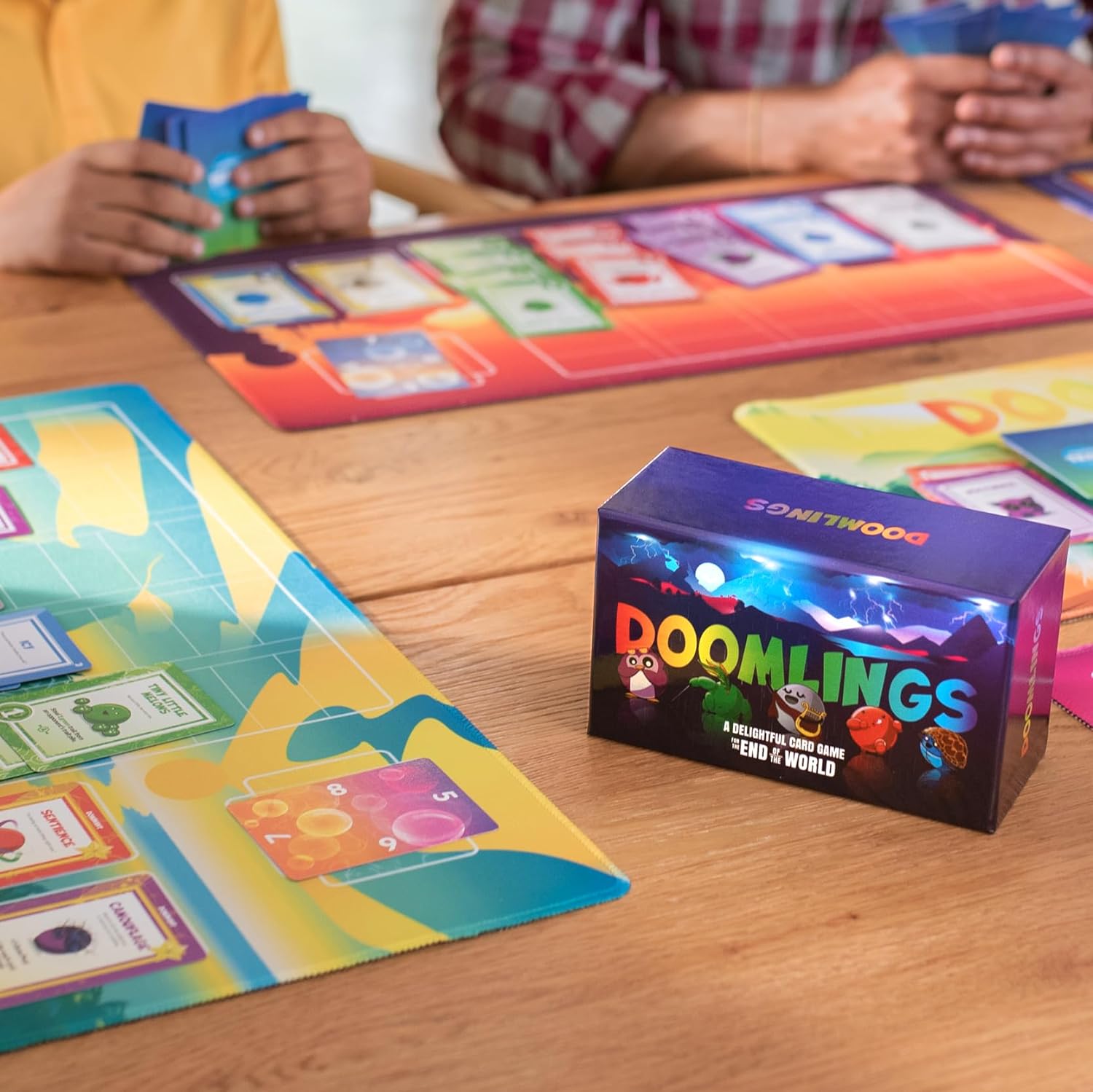 Doomlings Classic Card Game (Base Game) Fun Family Card Game for Adults Teens & Kids for Game Night & Travel Game | 2-6 Players, Ages 10+ Lightning Edition