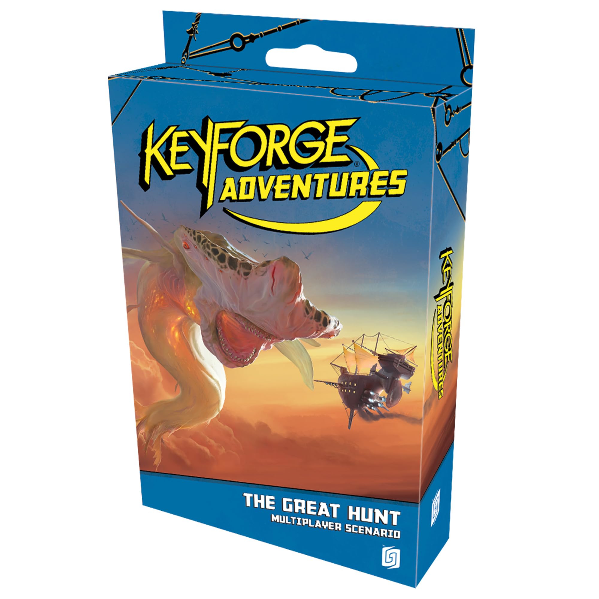 KeyForge Adventures: The Great Hunt - Explore, Hunt & Battle! Cooperative Strategy Card Game for Kids and Adults, Ages 14+, 1-3 Players, 45-90 Min Playtime, Made by Ghost Galaxy