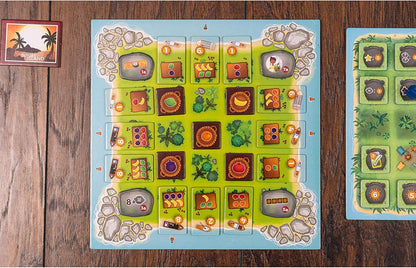 Capstone Games: Juicy Fruits: Mystic Island - Expansion, Strategy Board Game, 3 New Modules, Bonus Tiles, New Tokens, Ages 10+, 1-4 Players, 30 Min